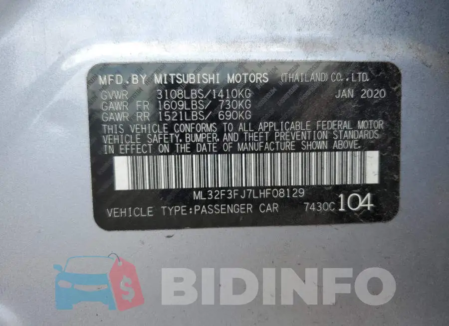 ML32F3FJ7LHF08129 Photo# 12