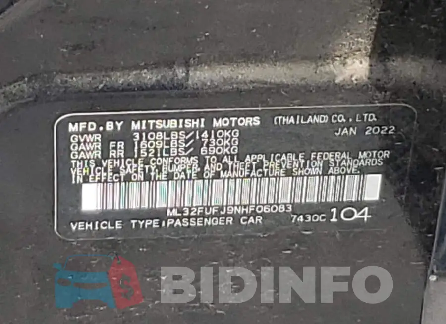 ML32FUFJ9NHF06083 Photo# 13