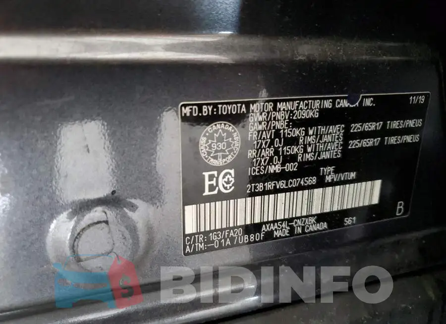 2T3B1RFV6LC074568 Photo# 13