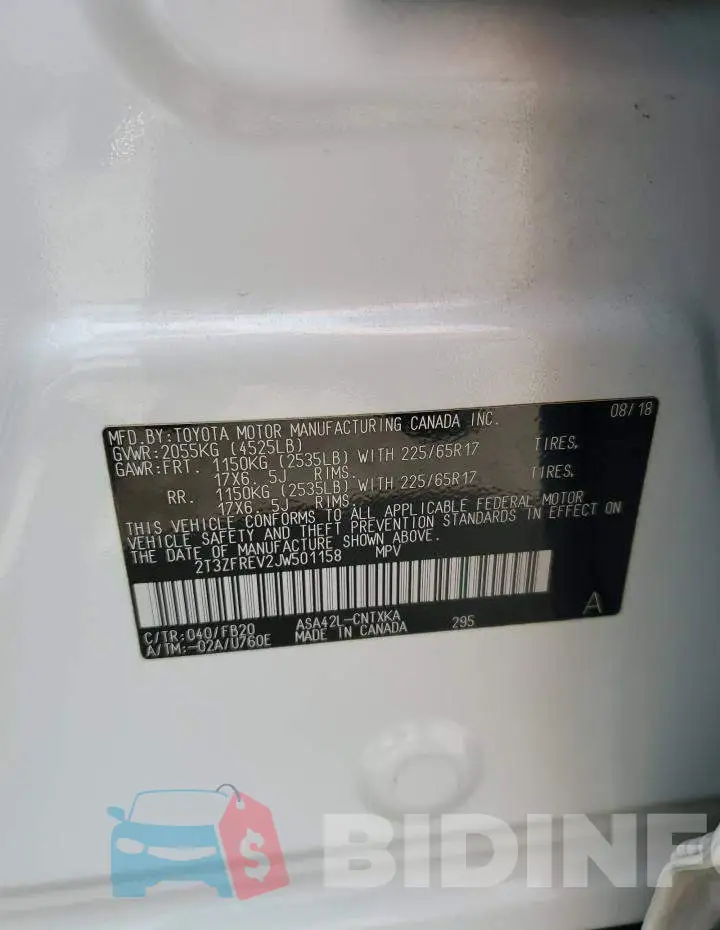 2T3ZFREV2JW501158 Photo# 14