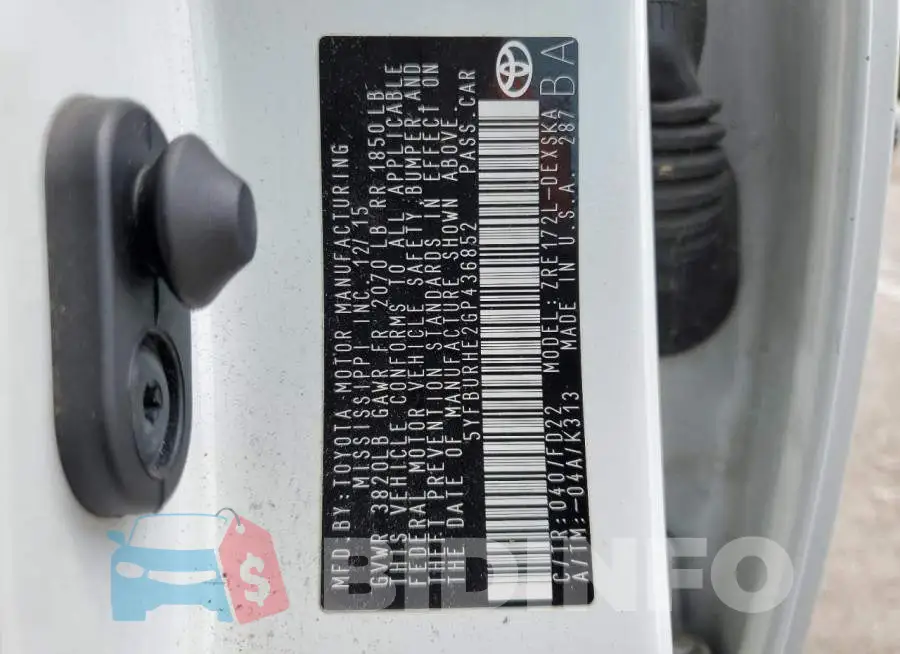 5YFBURHE2GP436852 Photo# 12