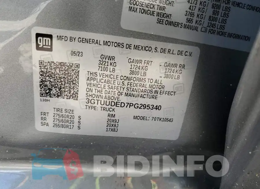 3GTUUDED7PG295340 Photo# 13