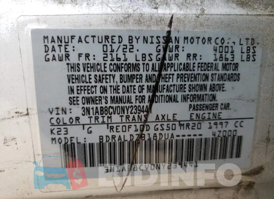 3N1AB8CV0NY239441 Photo# 12