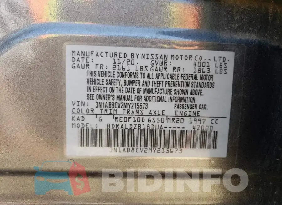 3N1AB8CV2MY215673 Photo# 12