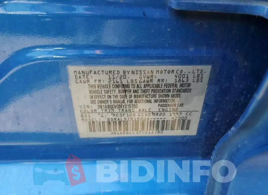 3N1AB8CV3MY215780 Photo# 12
