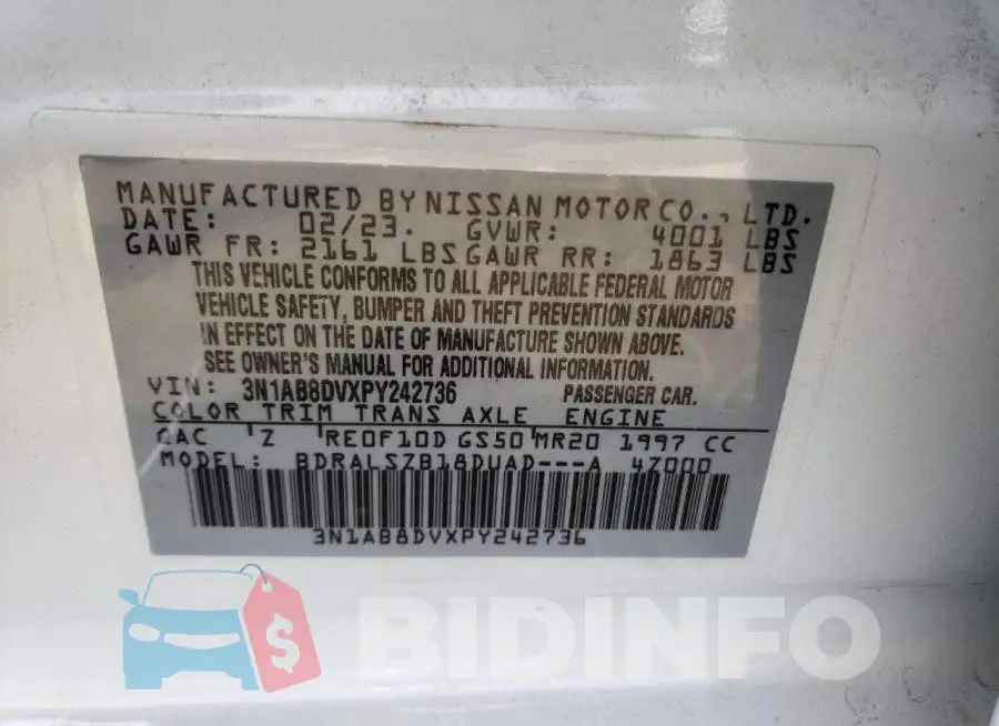 3N1AB8DVXPY242736 Photo# 12
