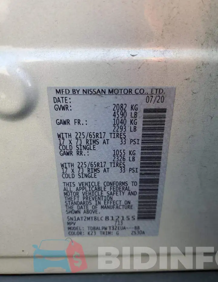 5N1AT2MT8LC812155 Photo# 12