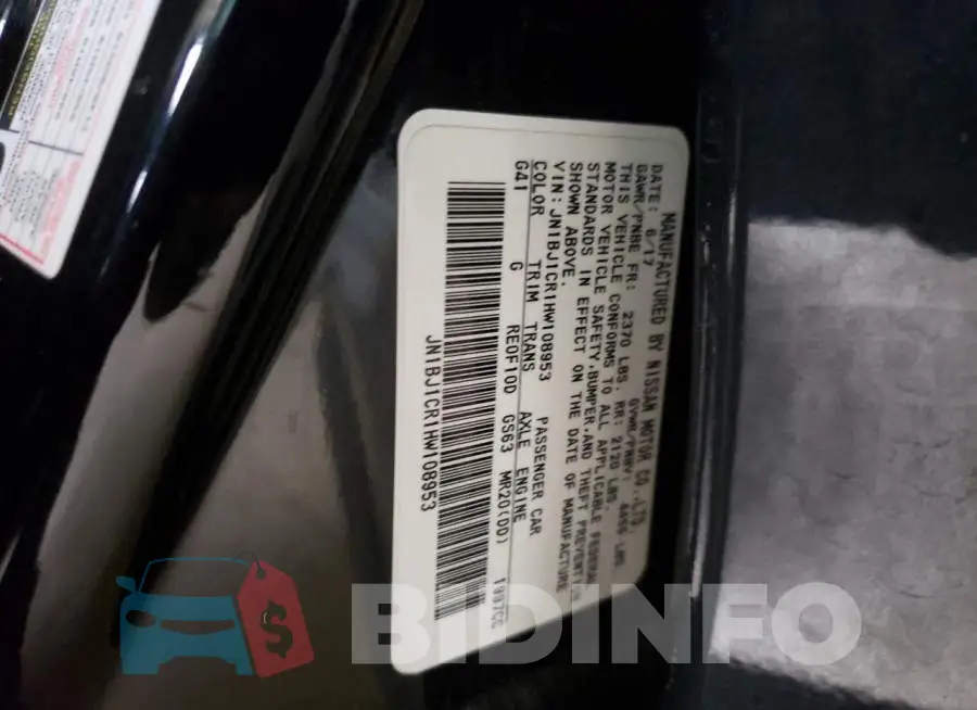 JN1BJ1CR1HW108953 Photo# 13