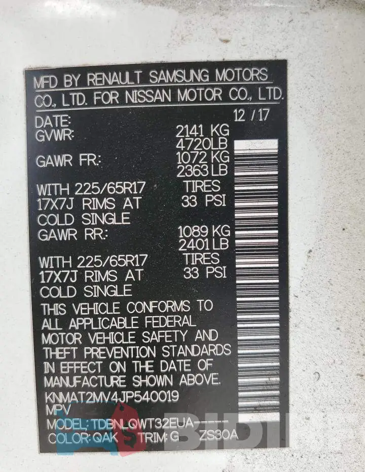 KNMAT2MV4JP540019 Photo# 14