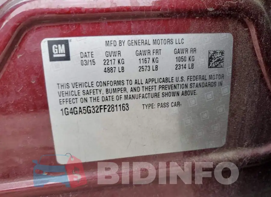 1G4GA5G32FF281163 Photo# 12