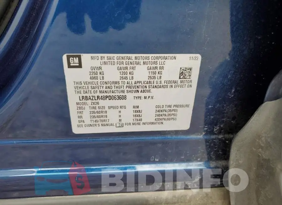 LRBAZLR48PD063608 Photo# 13