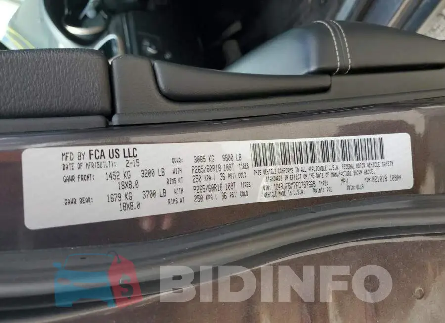 1C4RJFBM7FC767665 Photo# 13