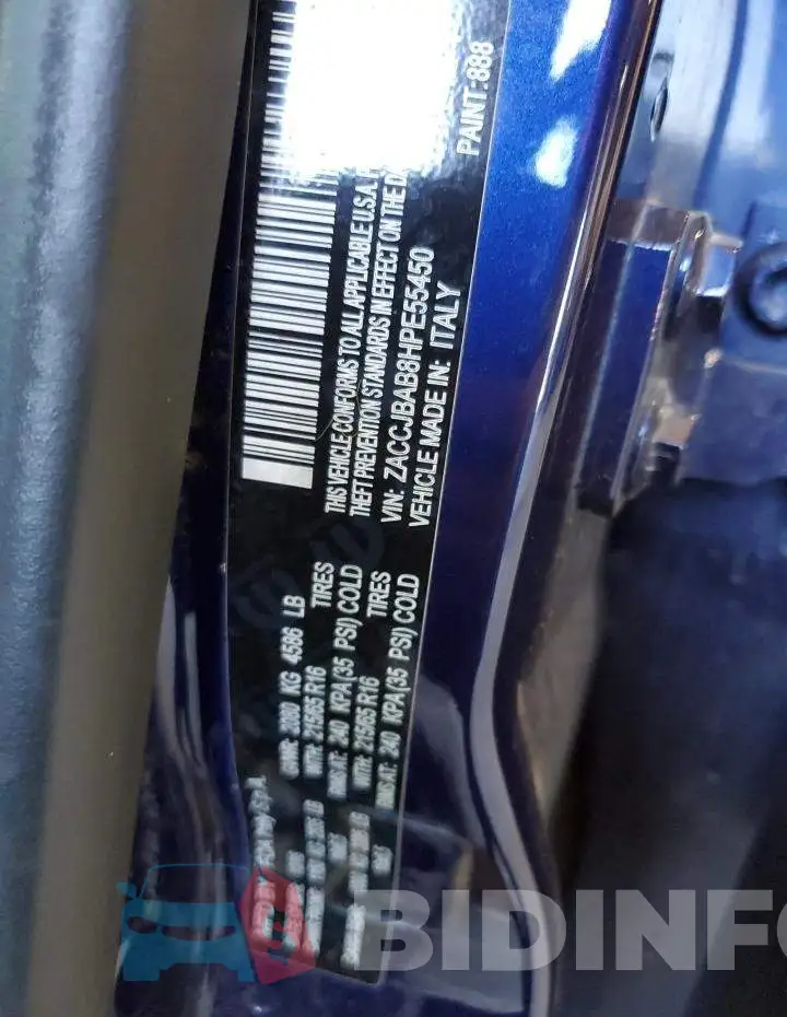 ZACCJBAB8HPE55450 Photo# 13