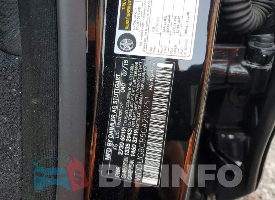 WDDUG8CB5GA208751 Photo# 12
