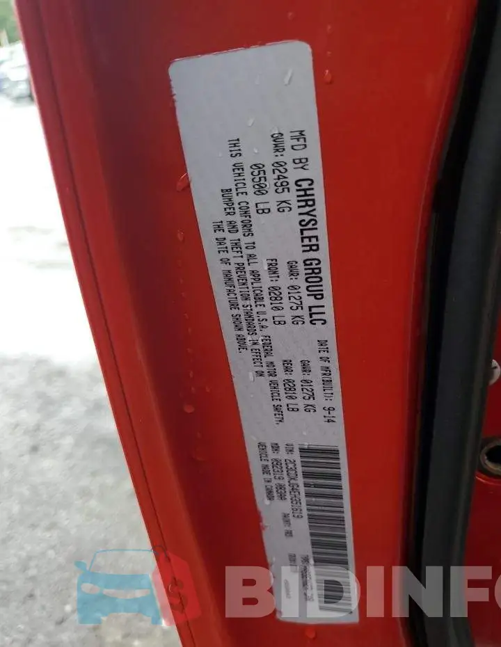2C3CDXJG4EH351619 Photo# 13