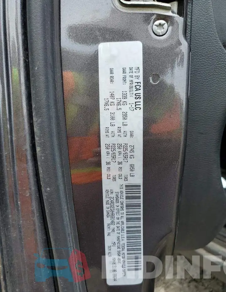 2C4RDGEG0HR681482 Photo# 13