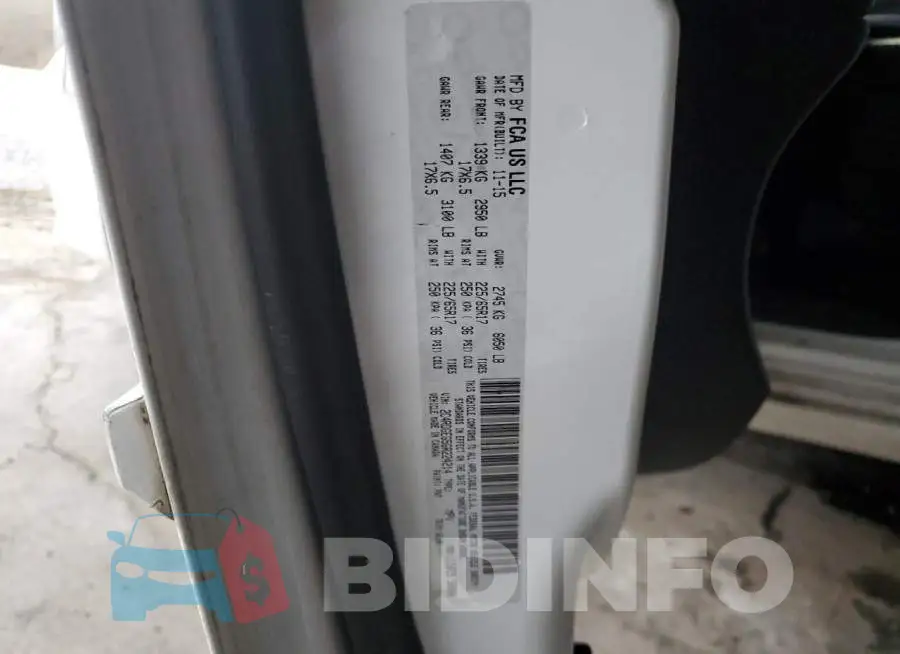 2C4RDGEG5GR224214 Photo# 13