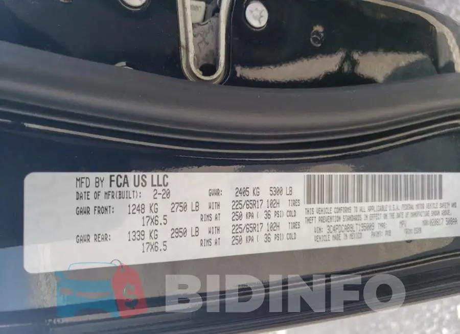 3C4PDCAB9LT195009 Photo# 12