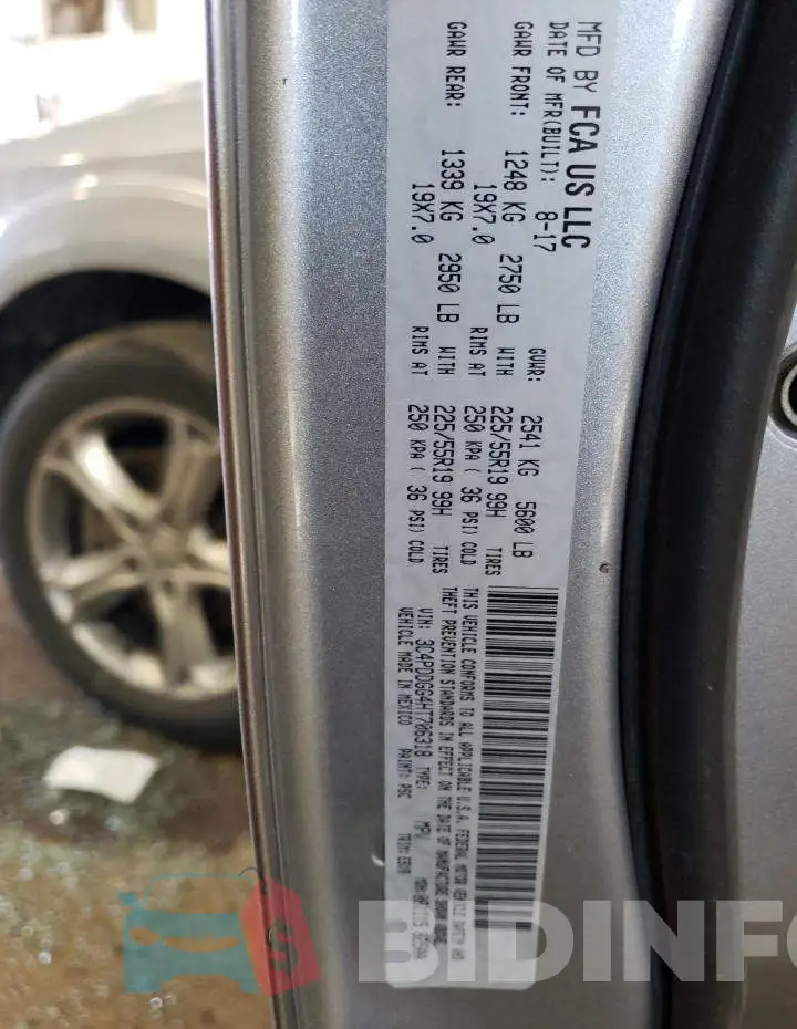 3C4PDDGG4HT706318 Photo# 13