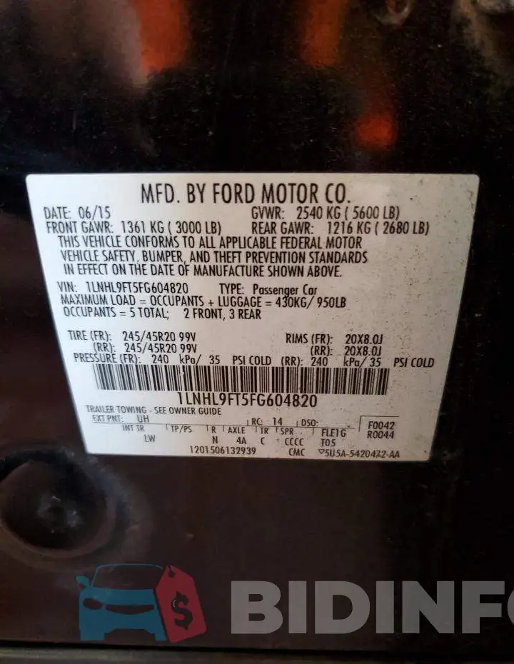 1LNHL9FT5FG604820 Photo# 12