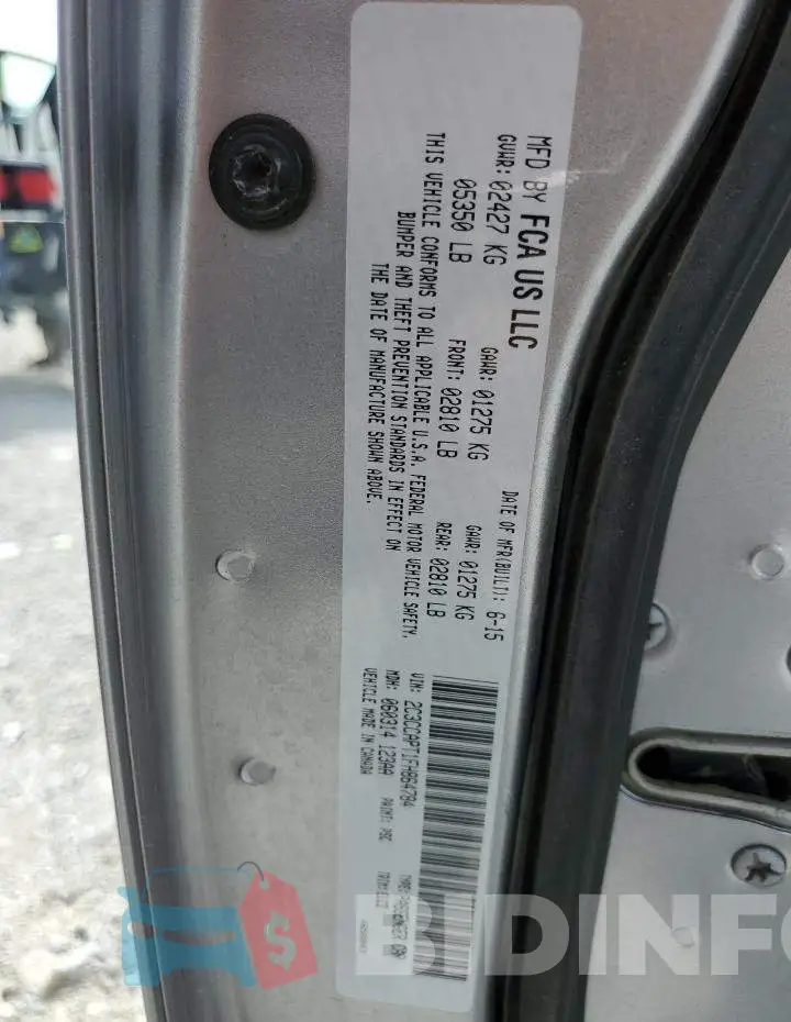2C3CCAPT1FH864784 Photo# 12