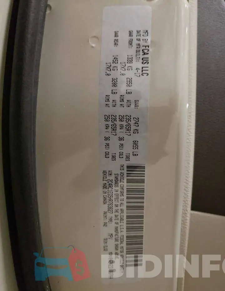2C4RC1EG5HR763627 Photo# 14