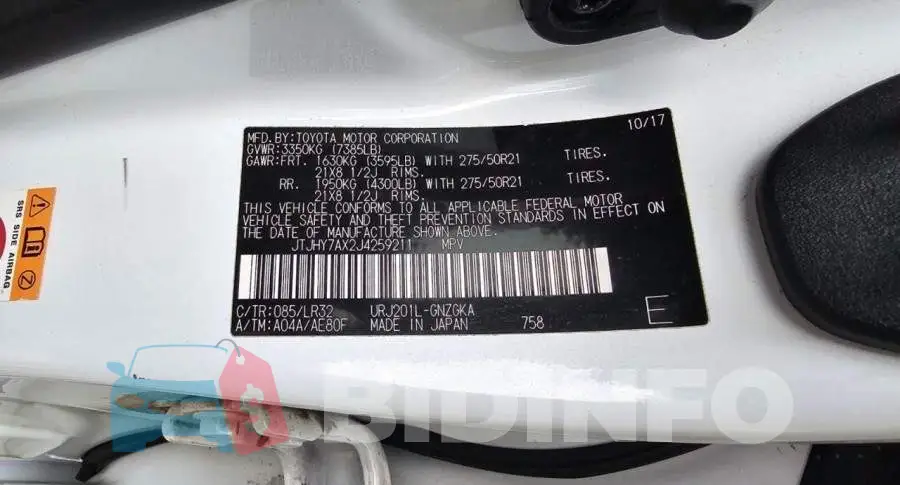 JTJHY7AX2J4259211 Photo# 10