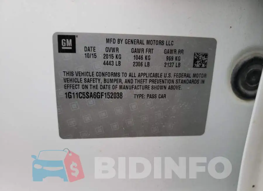 1G11C5SA6GF152038 Photo# 12