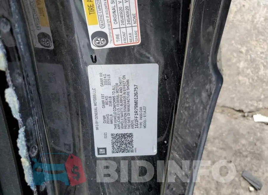 1G1FF1R79M0126757 Photo# 12