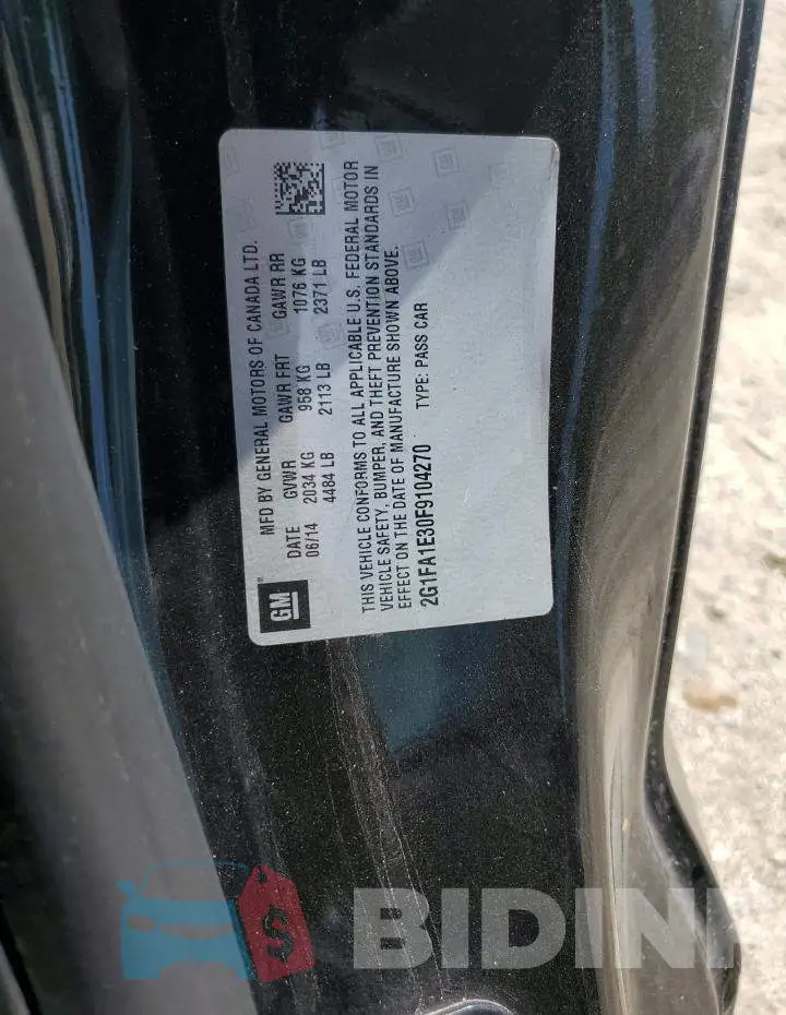 2G1FA1E30F9104270 Photo# 12