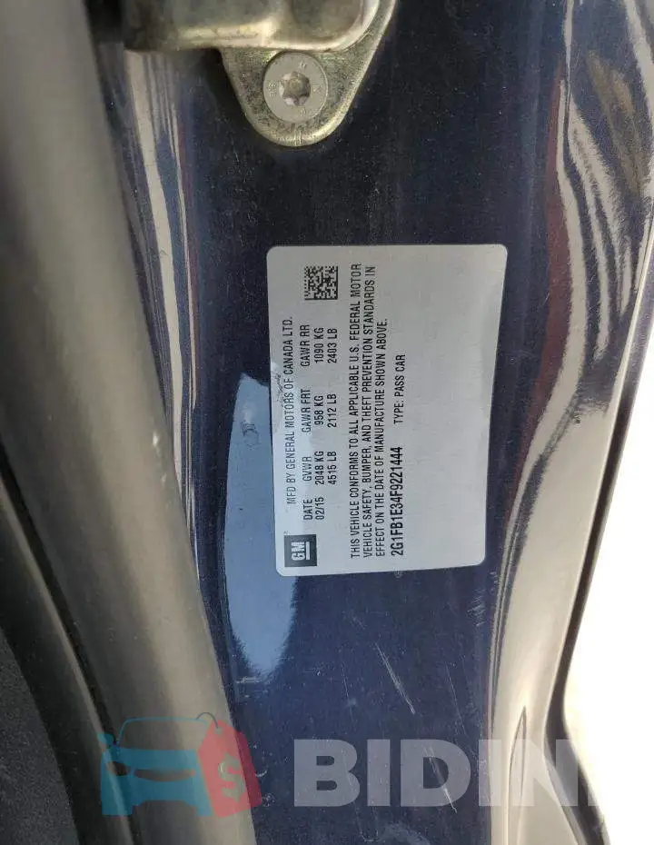 2G1FB1E34F9221444 Photo# 12