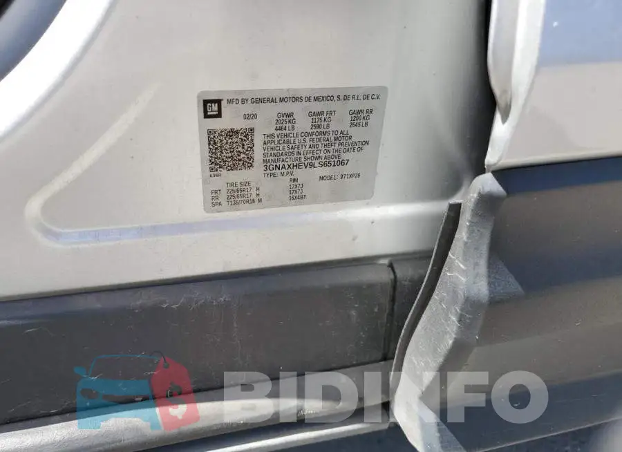 3GNAXHEV9LS651067 Photo# 13