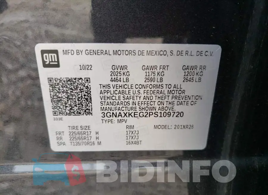 3GNAXKEG2PS109720 Photo# 12