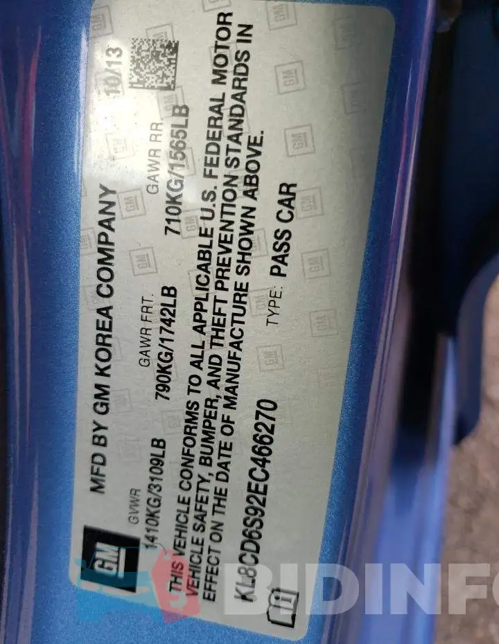 KL8CD6S92EC466270 Photo# 12
