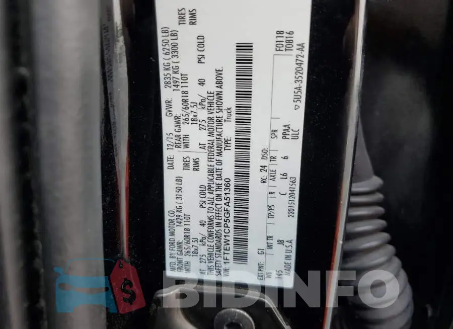 1FTEW1CP5GFA51360 Photo# 12