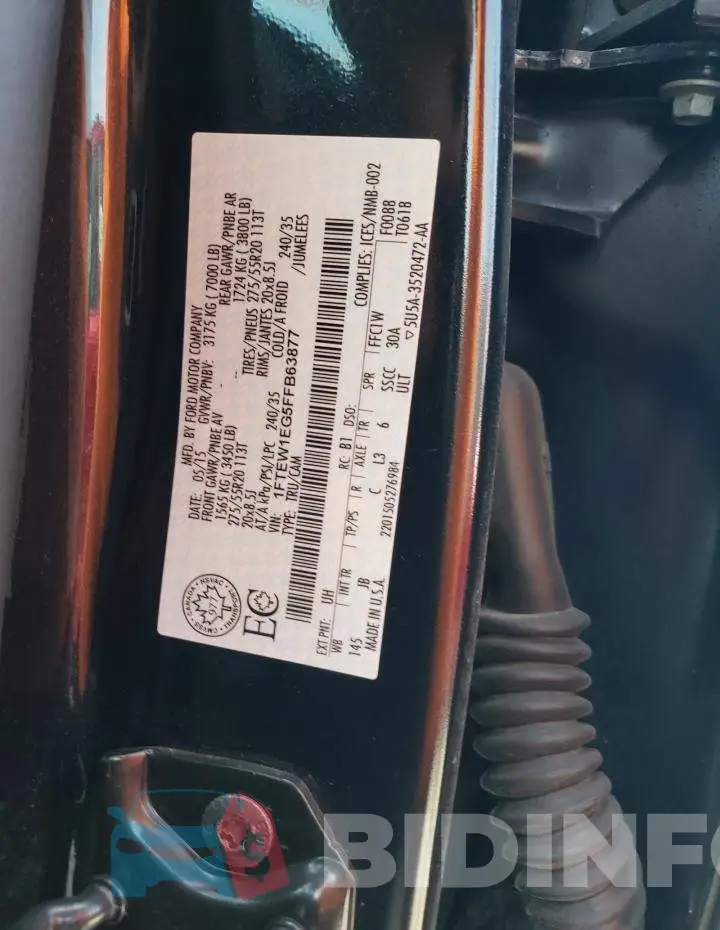 1FTEW1EG5FFB63877 Photo# 12