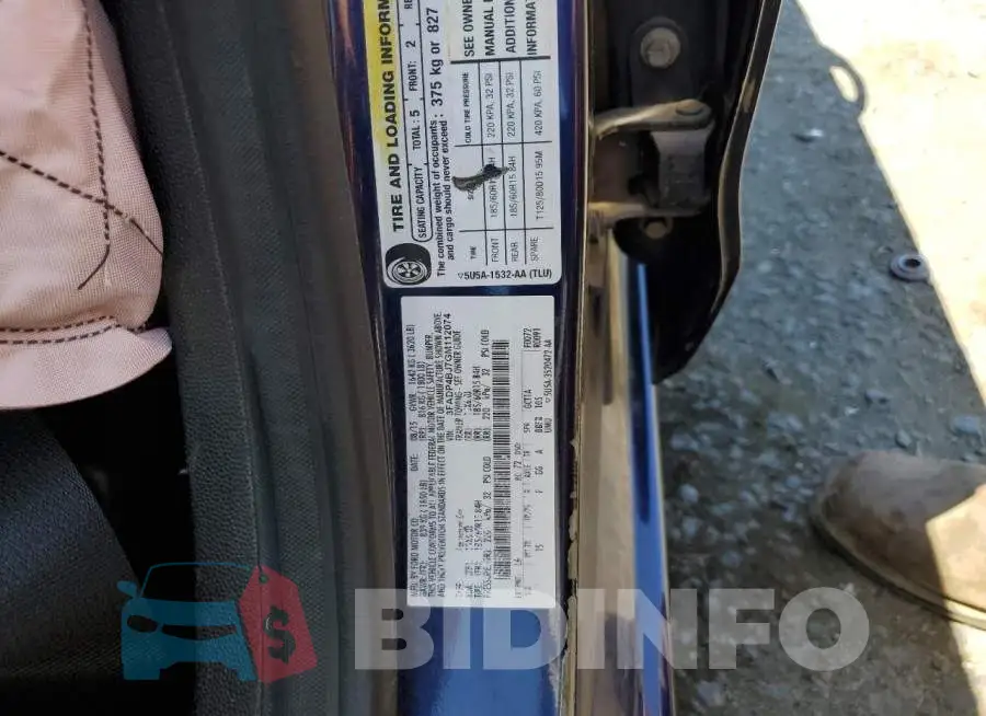 3FADP4BJ7GM112074 Photo# 12