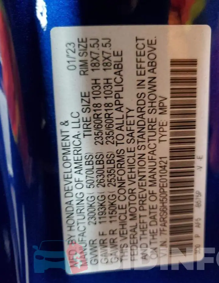 7FARS6H50PE010421 Photo# 13