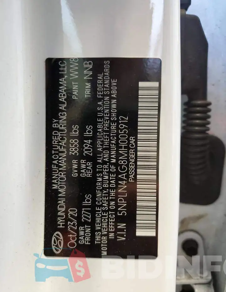 5NPLN4AG8MH005912 Photo# 12