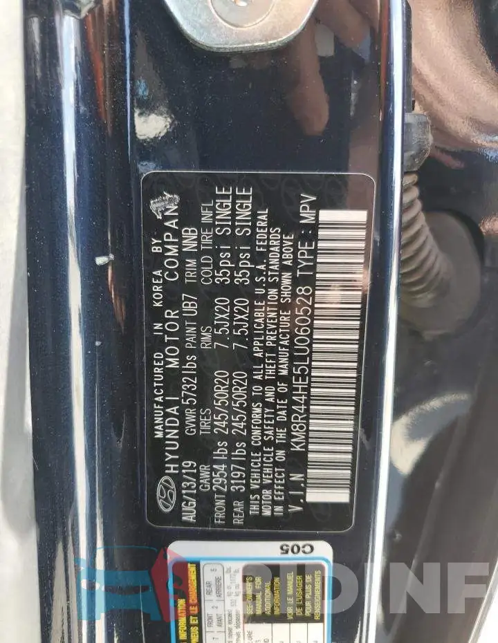 KM8R44HE5LU060528 Photo# 13
