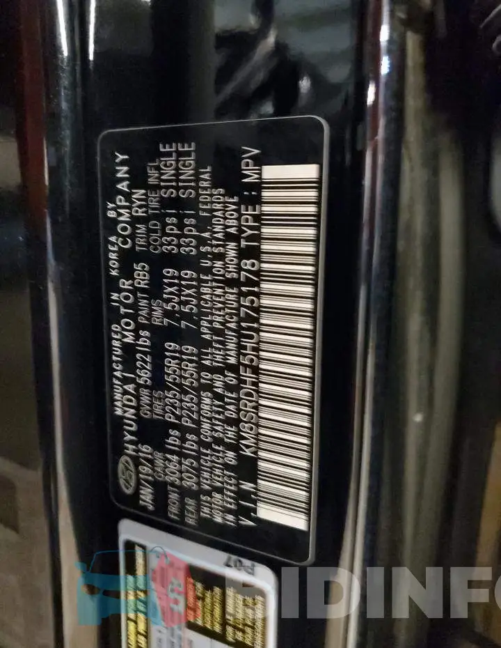 KM8SRDHF5HU175178 Photo# 12