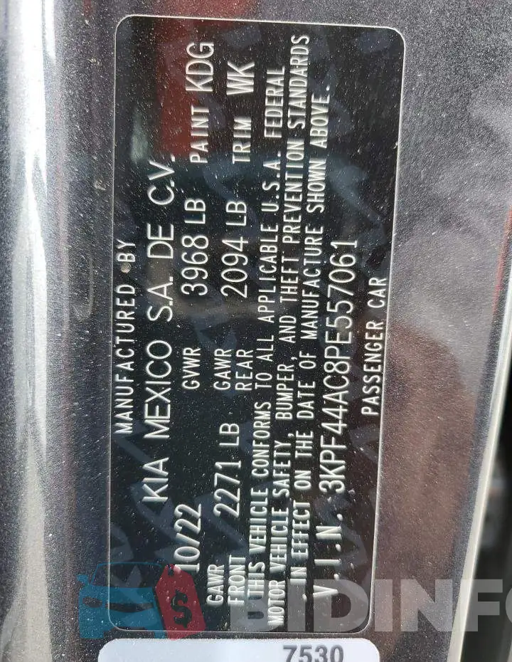 3KPF44AC8PE557061 Photo# 13