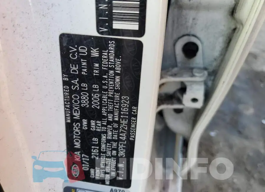 3KPFL4A72HE116923 Photo# 12