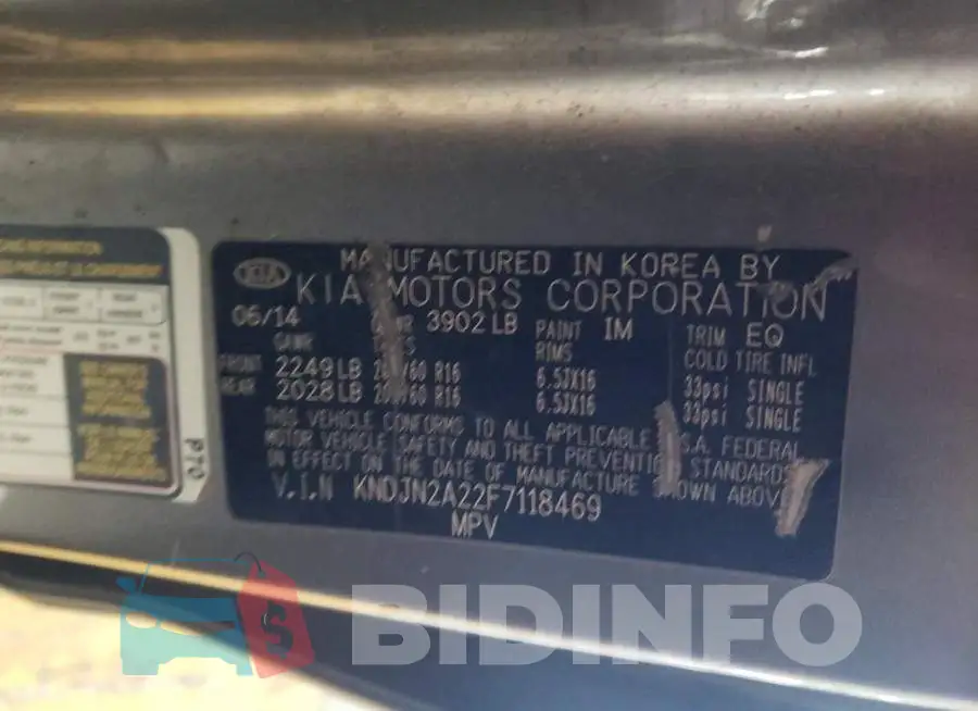 KNDJN2A22F7118469 Photo# 12