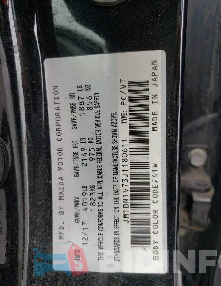 JM1BN1V73J1180611 Photo# 12
