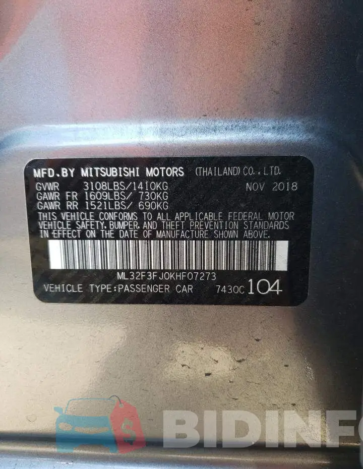 ML32F3FJ0KHF07273 Photo# 13
