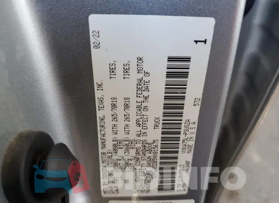 5TFLA5DB5NX015675 Photo# 13