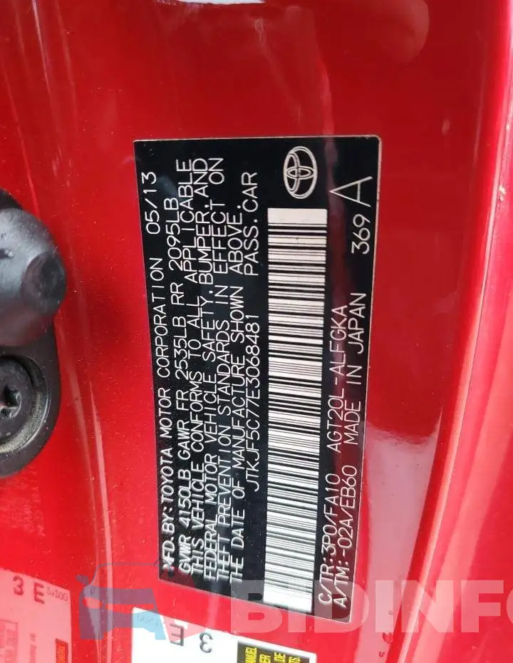 JTKJF5C77E3068481 Photo# 12
