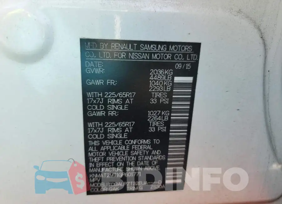 KNMAT2MT1GP601771 Photo# 12