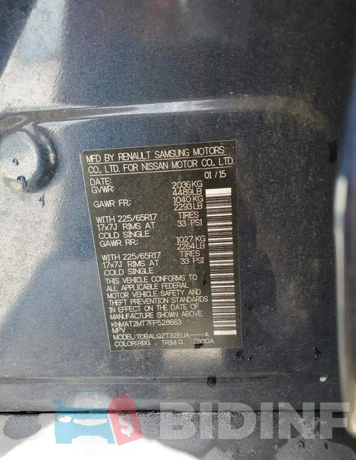 KNMAT2MT7FP528663 Photo# 13